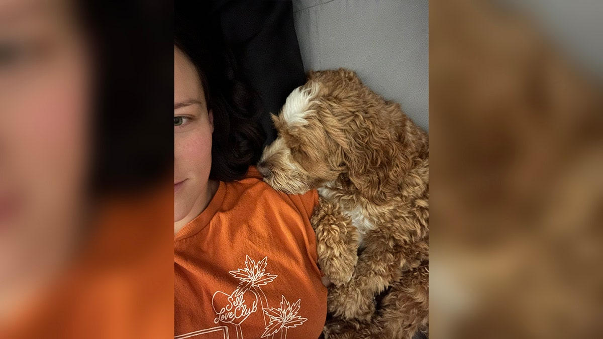 Una selfie de Breanna y Mochi