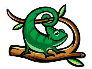 Camaleones, reptiles y animales acuáticos